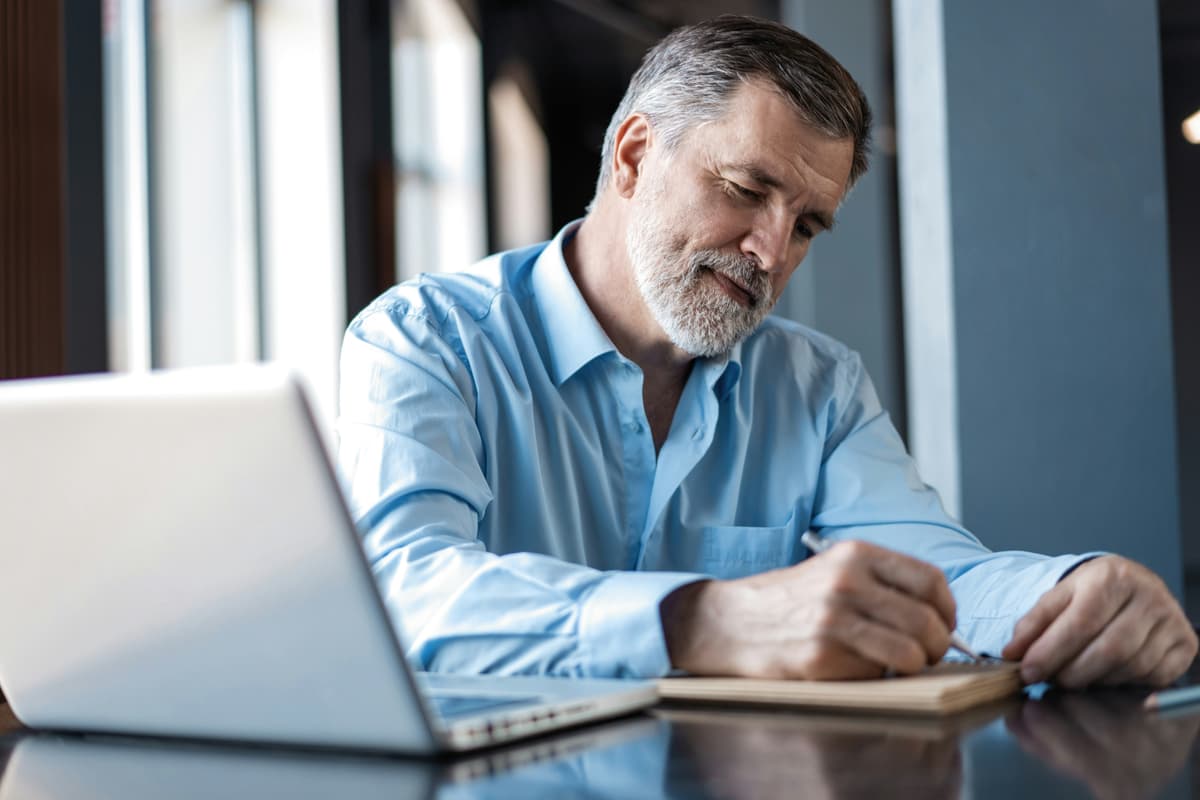 Professional working